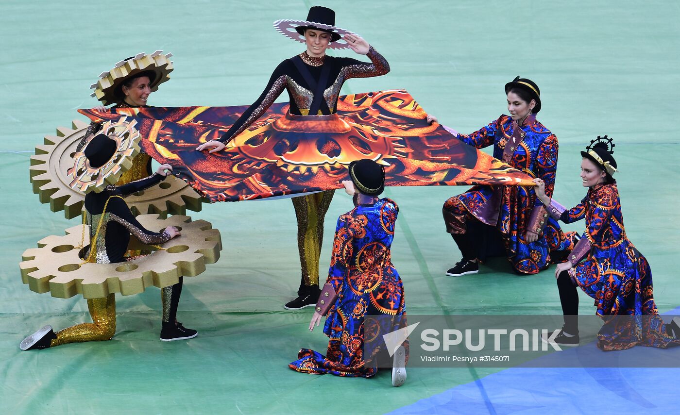 Football. 2017 FIFA Confederations Cup. Closing ceremony