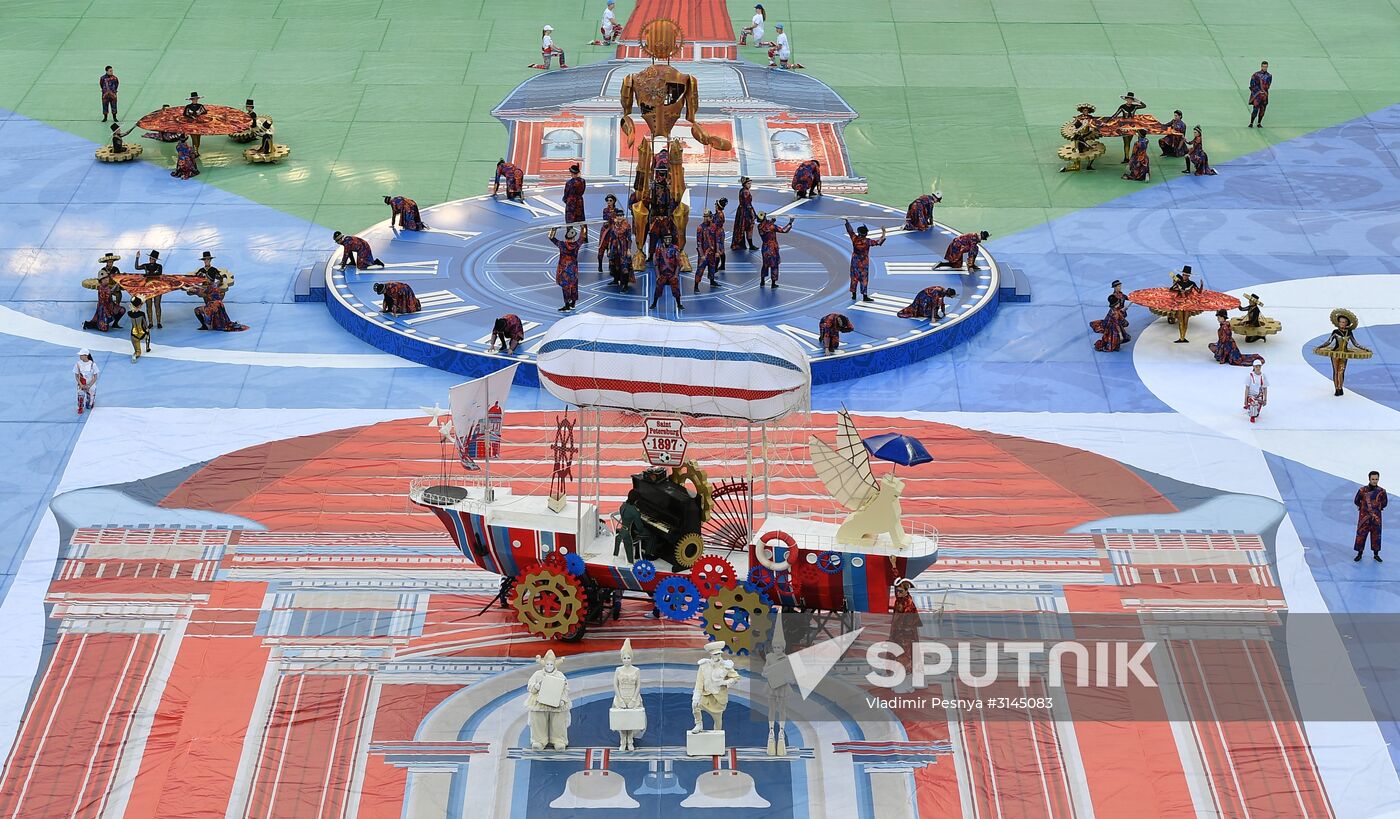 Football. 2017 FIFA Confederations Cup. Closing ceremony