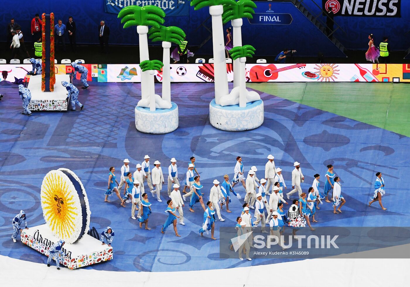 Football. 2017 FIFA Confederations Cup. Closing ceremony