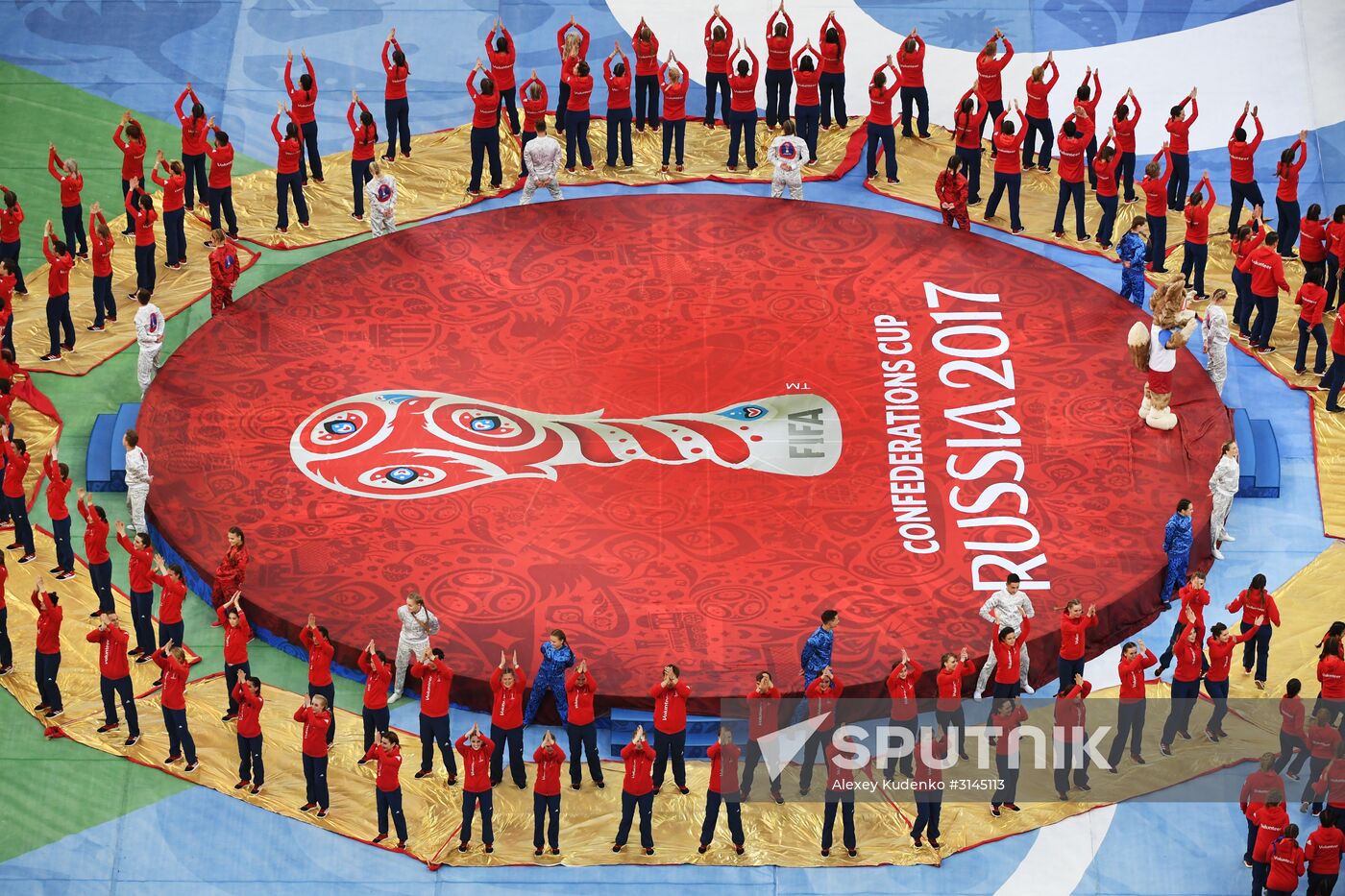 Football. 2017 FIFA Confederations Cup. Closing ceremony