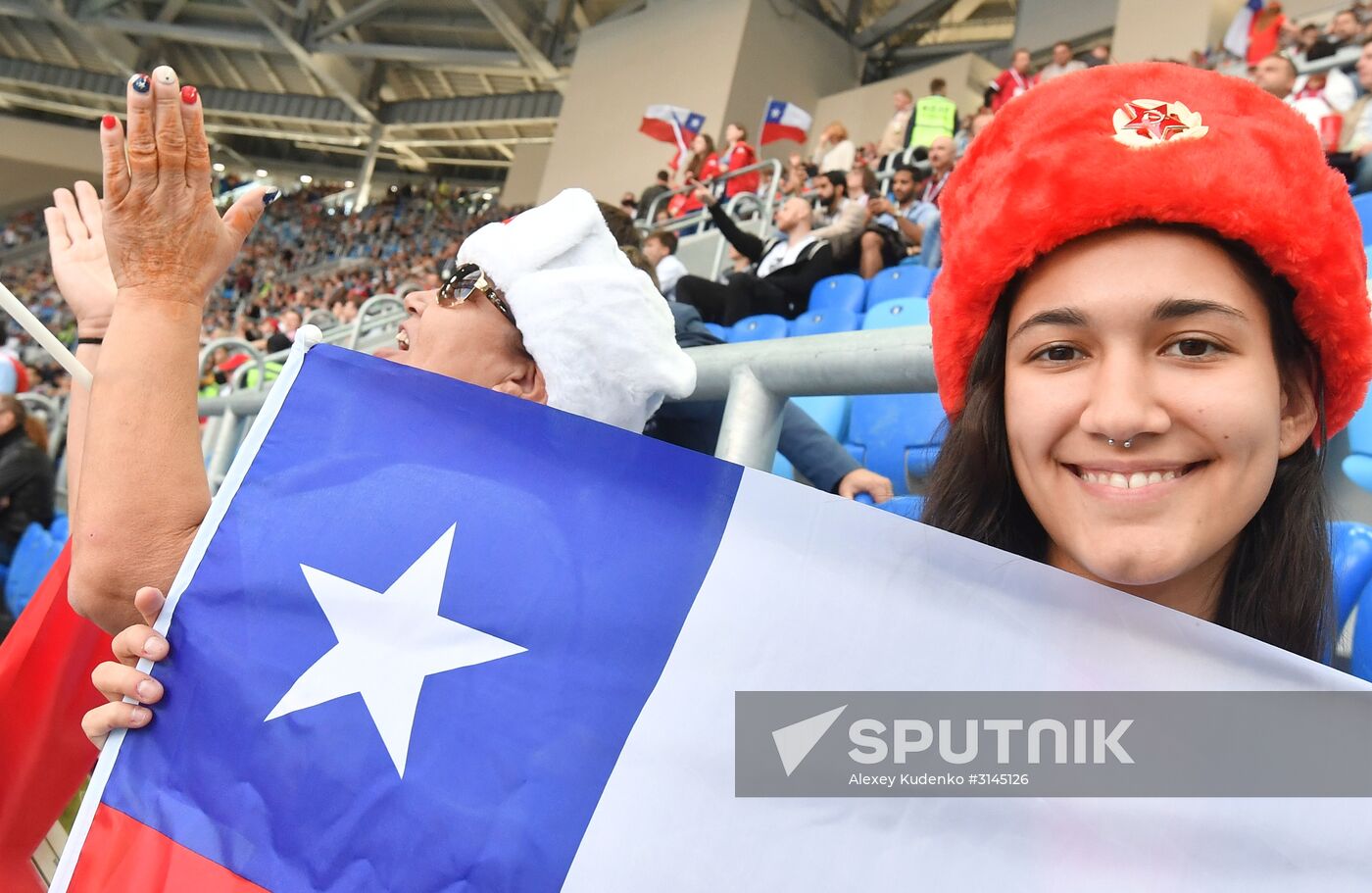 Football. 2017 FIFA Confederations Cup. Closing ceremony