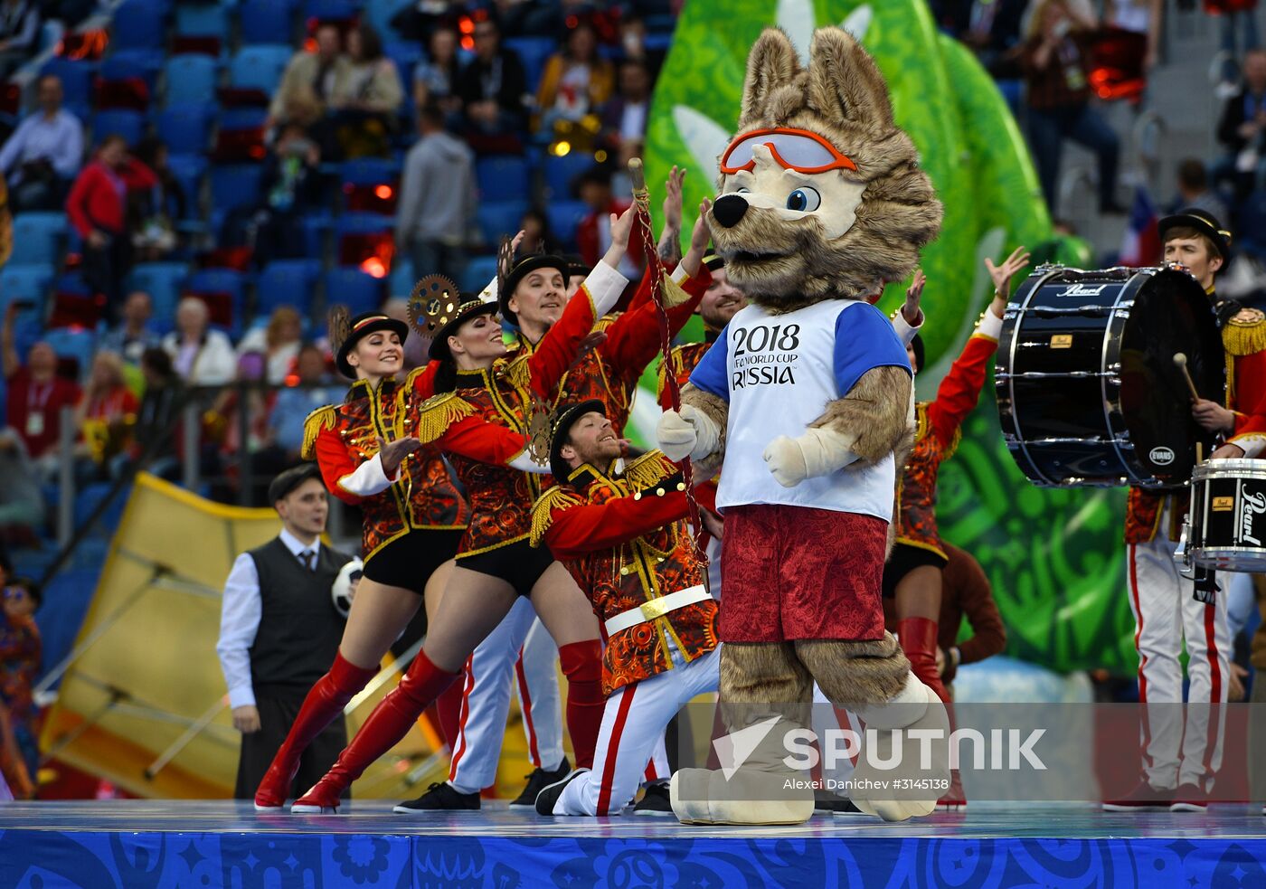 Football. 2017 FIFA Confederations Cup. Closing ceremony