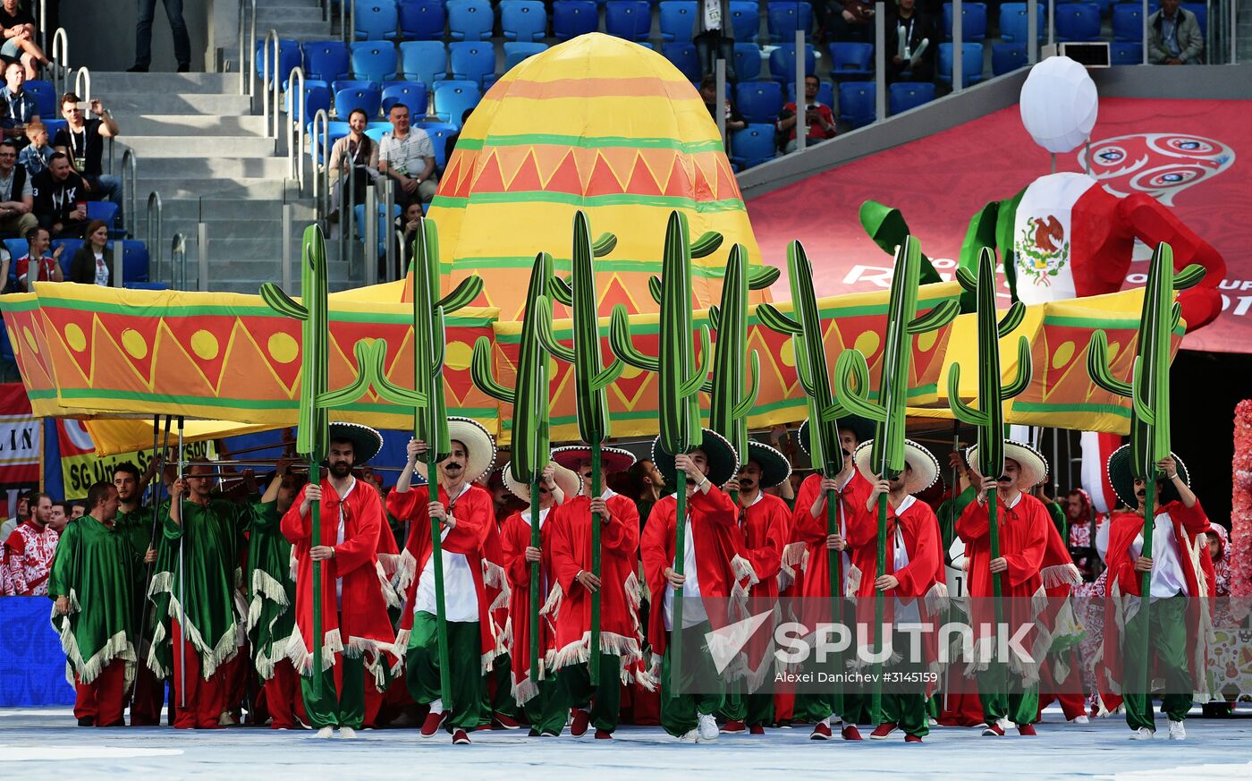 Football. 2017 FIFA Confederations Cup. Closing ceremony