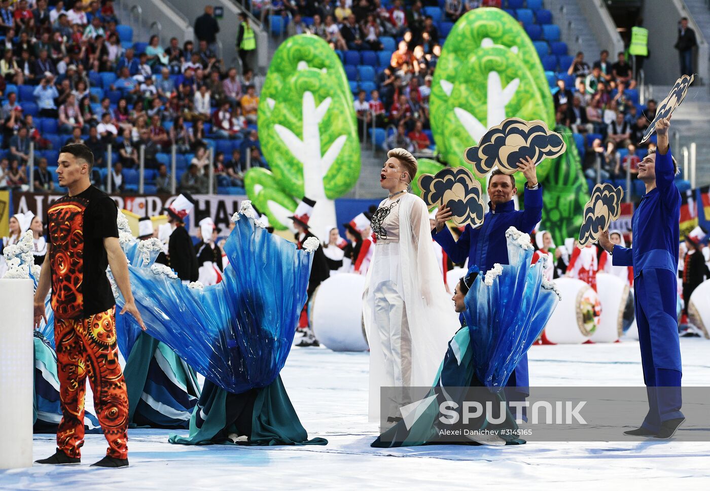 Football. 2017 FIFA Confederations Cup. Closing ceremony