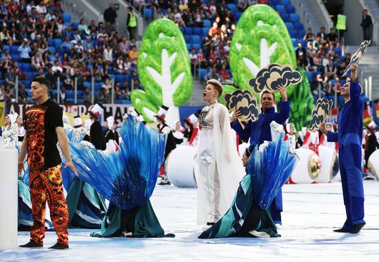 Football. 2017 FIFA Confederations Cup. Closing ceremony