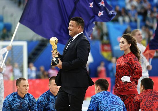 Football. 2017 FIFA Confederations Cup. Closing ceremony