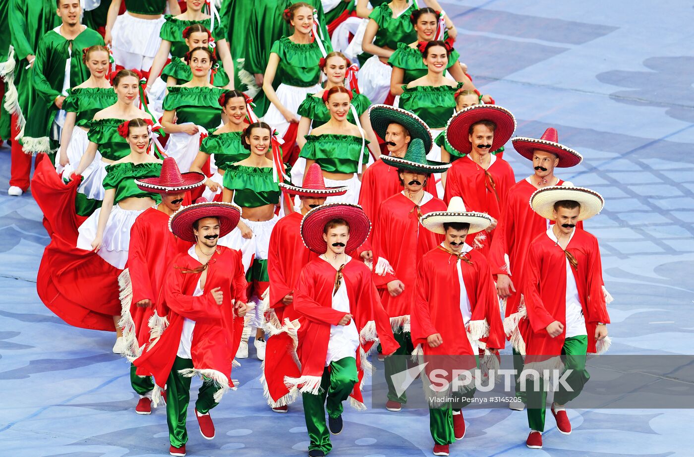 Football. 2017 FIFA Confederations Cup. Closing ceremony