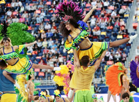 Football. 2017 FIFA Confederations Cup. Closing ceremony