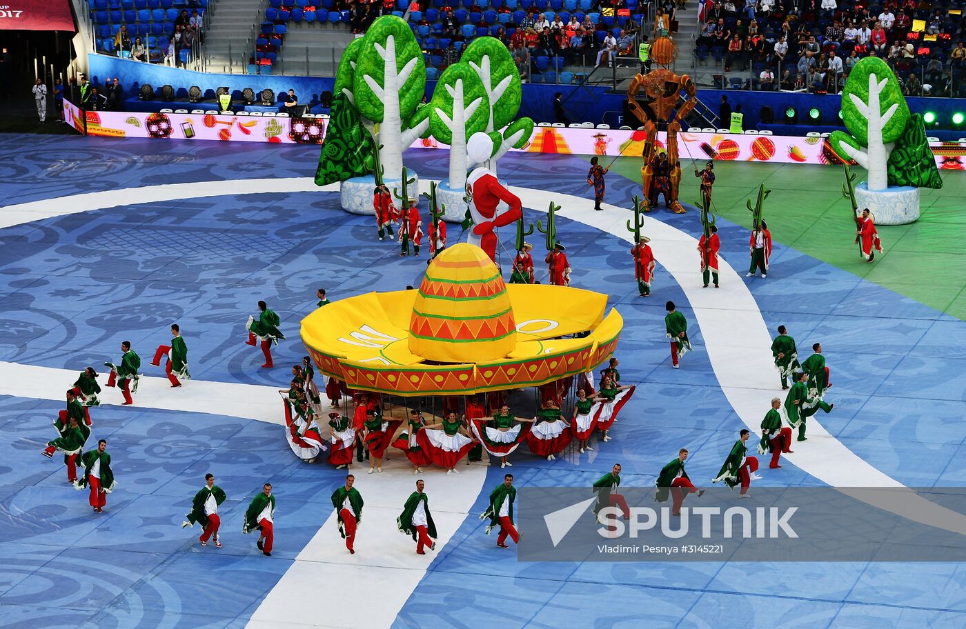 Football. 2017 FIFA Confederations Cup. Closing ceremony