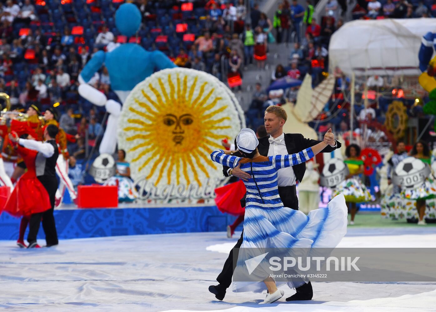 Football. 2017 FIFA Confederations Cup. Closing ceremony