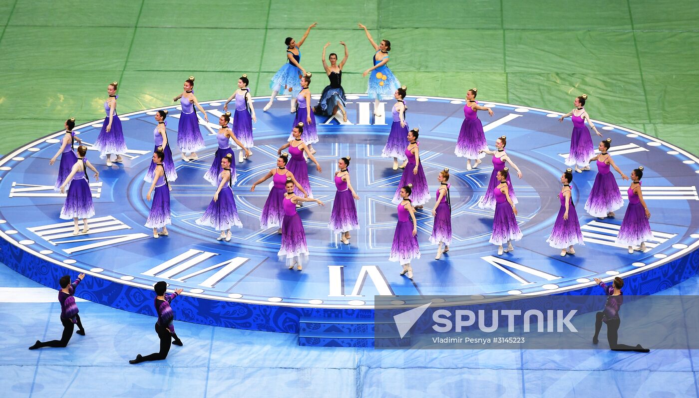 Football. 2017 FIFA Confederations Cup. Closing ceremony