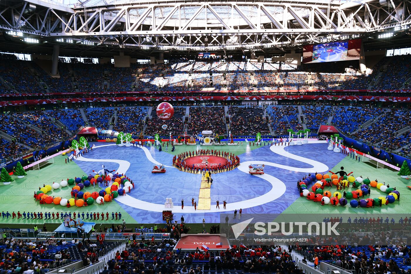 Football. 2017 FIFA Confederations Cup. Closing ceremony