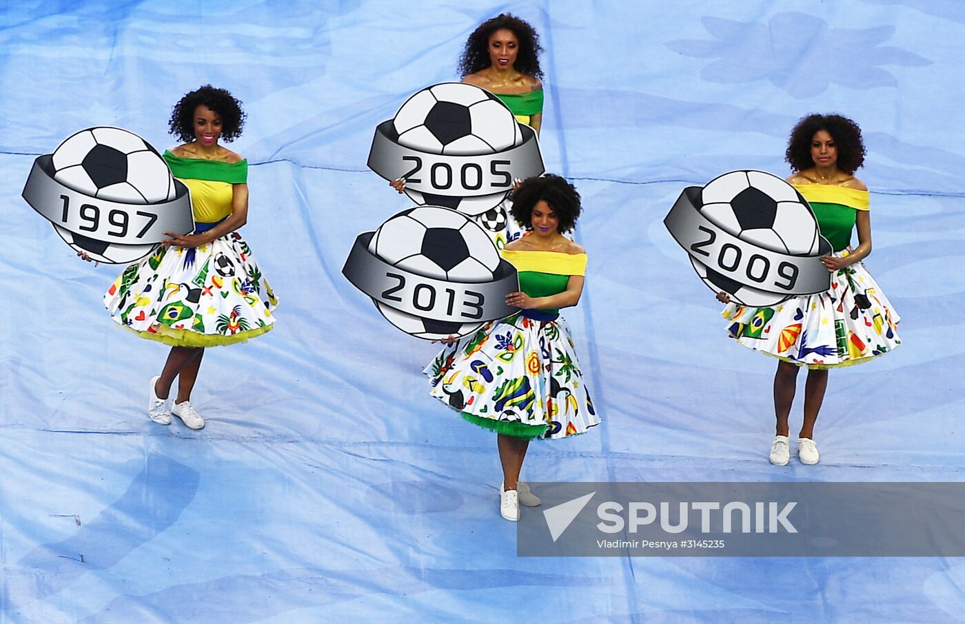 Football. 2017 FIFA Confederations Cup. Closing ceremony