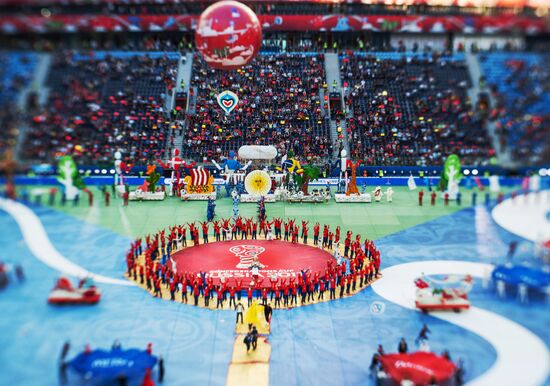 Football. 2017 FIFA Confederations Cup. Closing ceremony