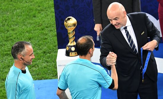 Football. 2017 FIFA Confederations Cup. Medal ceremony