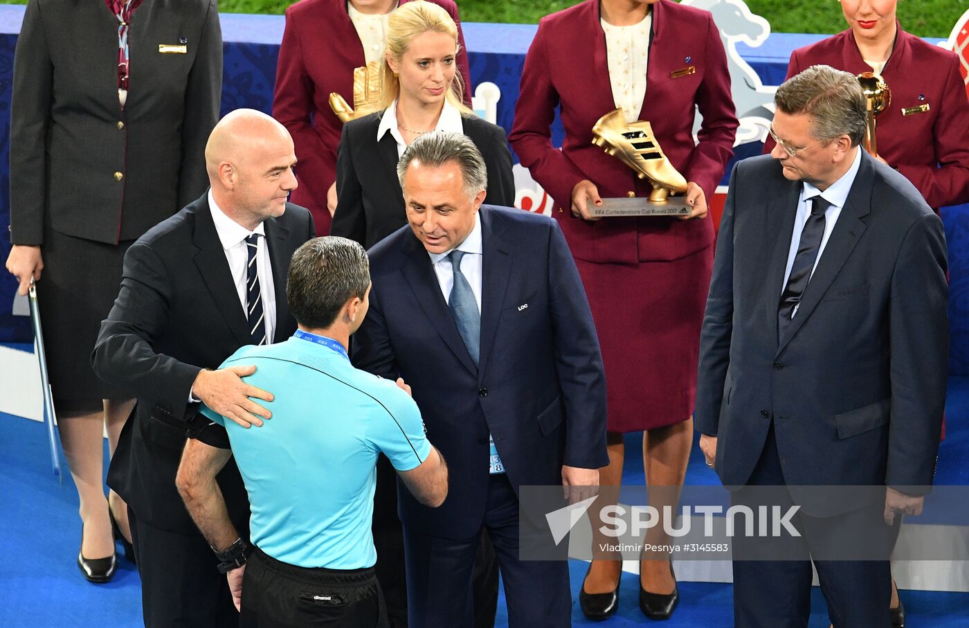 Football. 2017 FIFA Confederations Cup. Medal ceremony