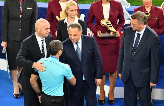 Football. 2017 FIFA Confederations Cup. Medal ceremony