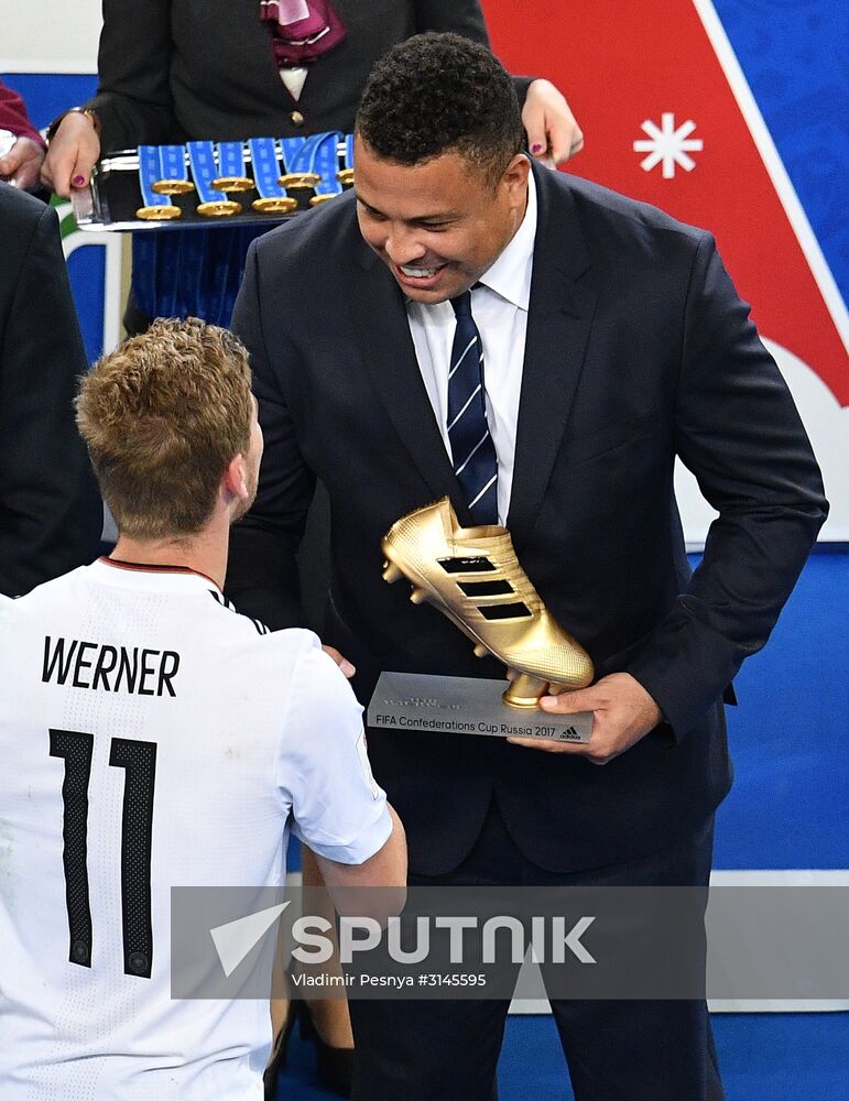 Football. 2017 FIFA Confederations Cup. Medal ceremony