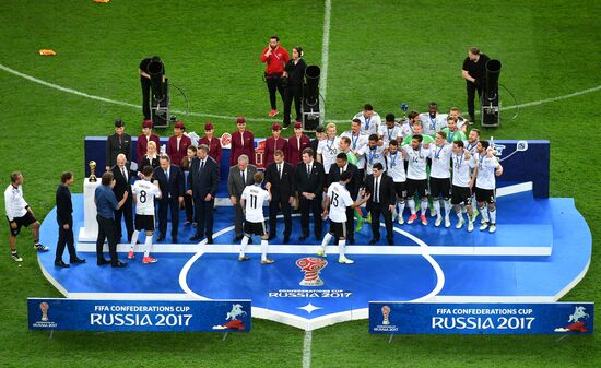 Football. 2017 FIFA Confederations Cup. Medal ceremony