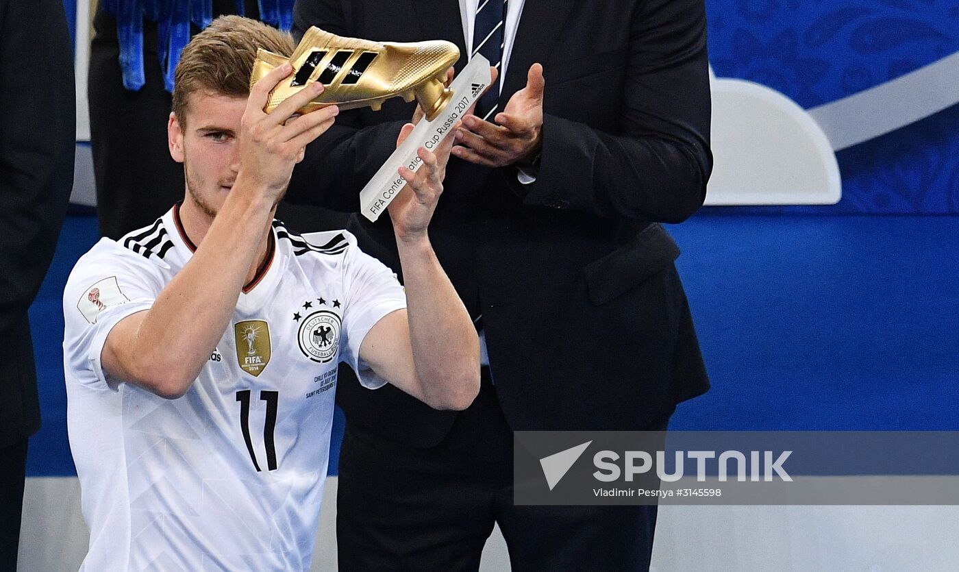 Football. 2017 FIFA Confederations Cup. Medal ceremony