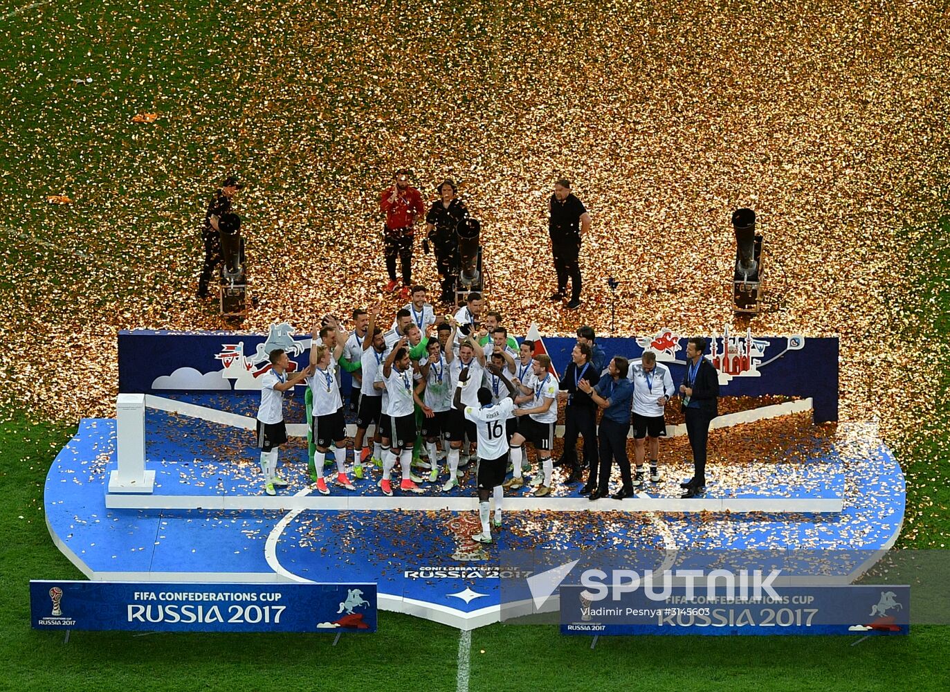 Football. 2017 FIFA Confederations Cup. Medal ceremony