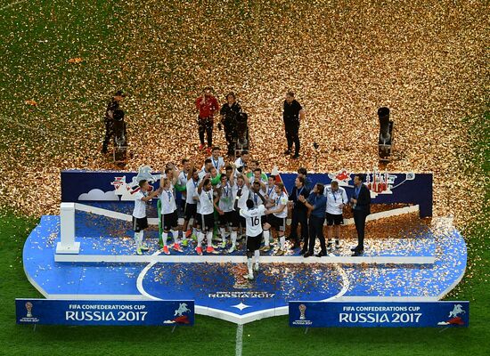 Football. 2017 FIFA Confederations Cup. Medal ceremony