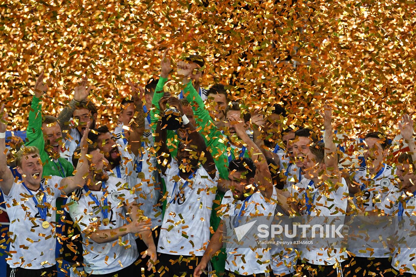 Football. 2017 FIFA Confederations Cup. Medal ceremony