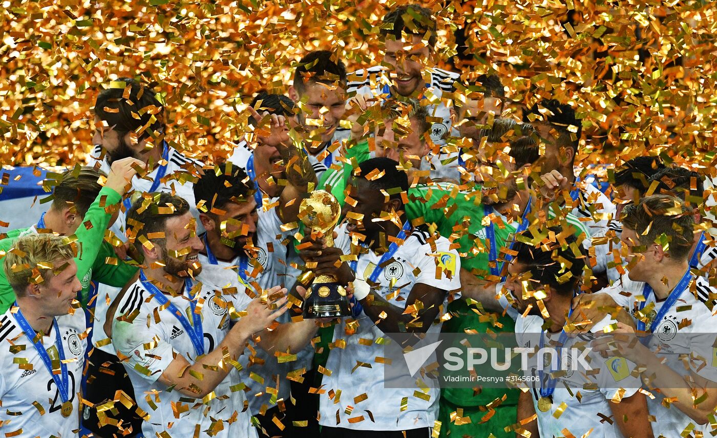 Football. 2017 FIFA Confederations Cup. Medal ceremony