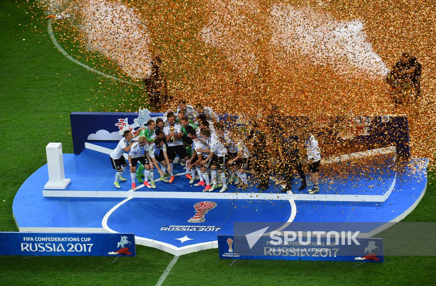 Football. 2017 FIFA Confederations Cup. Medal ceremony