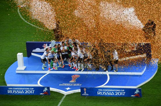 Football. 2017 FIFA Confederations Cup. Medal ceremony