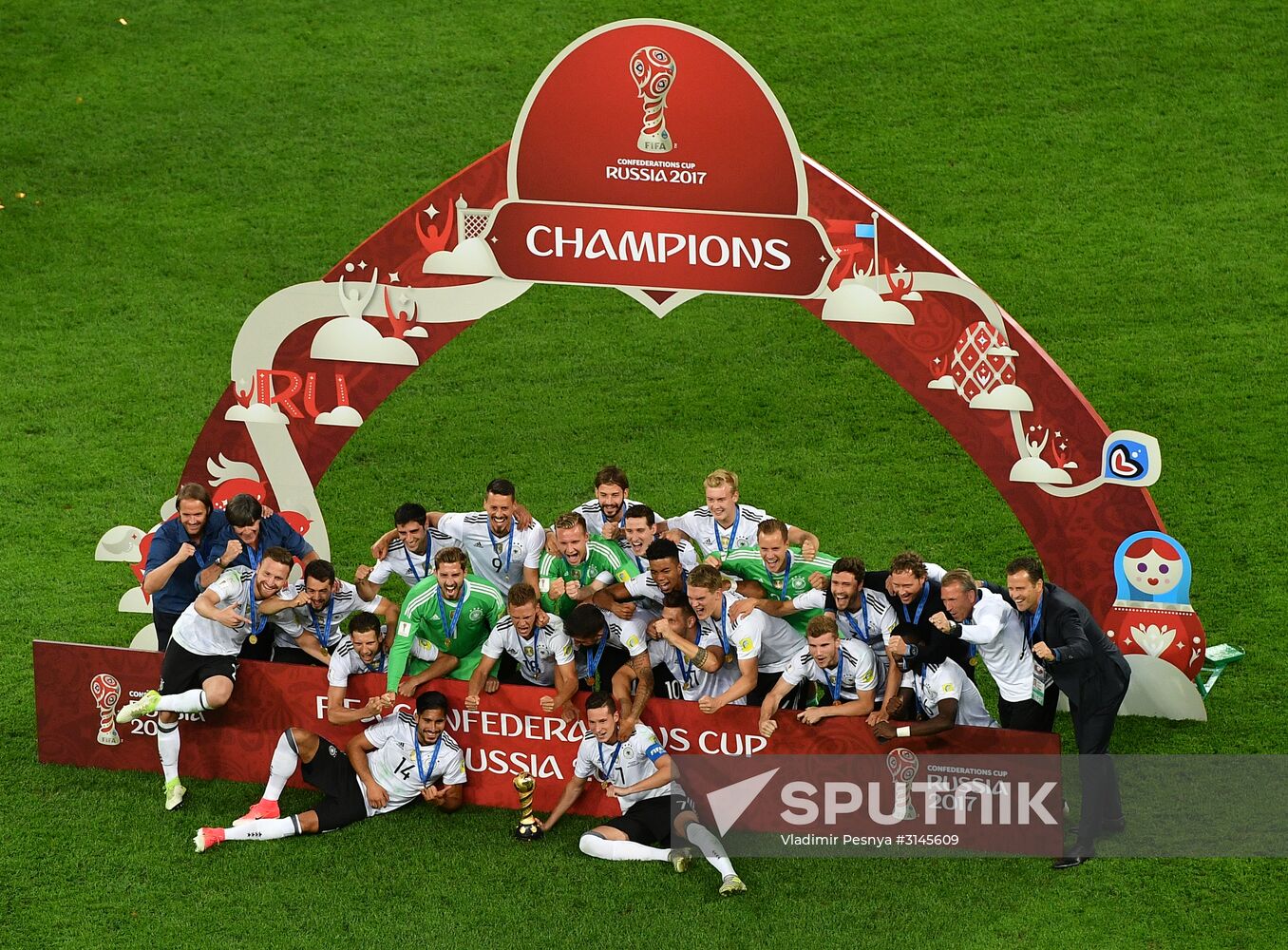 Football. 2017 FIFA Confederations Cup. Medal ceremony