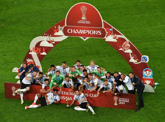 Football. 2017 FIFA Confederations Cup. Medal ceremony