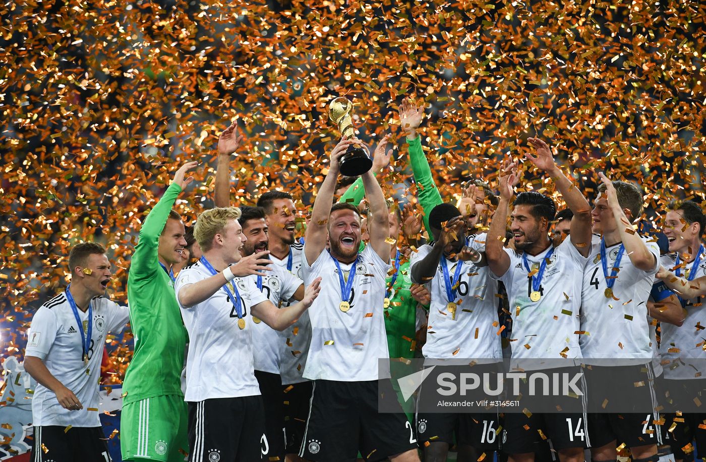Football. 2017 FIFA Confederations Cup. Medal ceremony