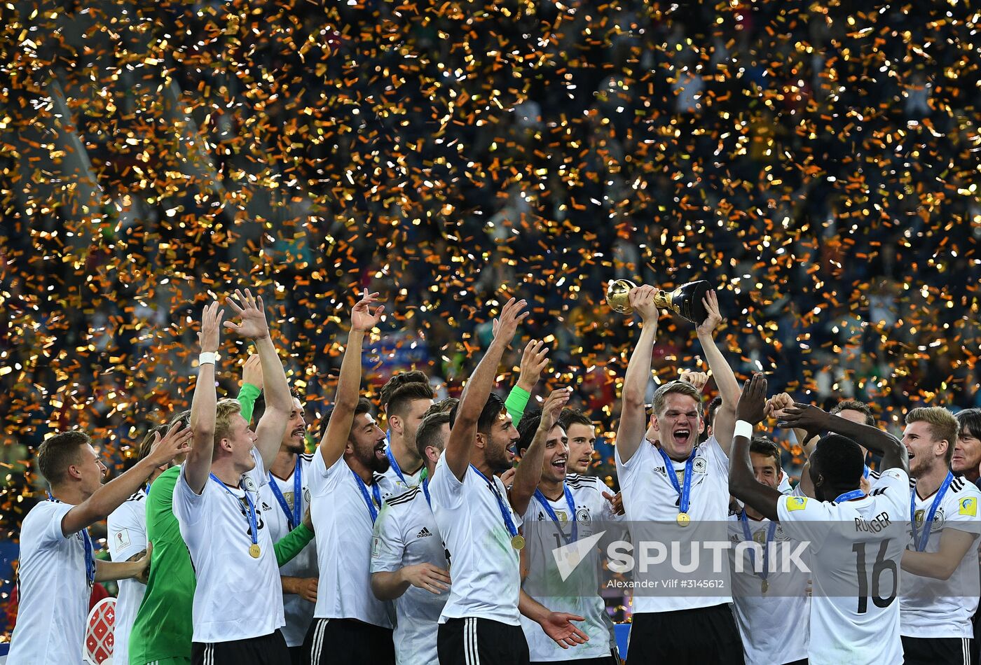 Football. 2017 FIFA Confederations Cup. Medal ceremony