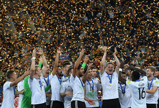 Football. 2017 FIFA Confederations Cup. Medal ceremony