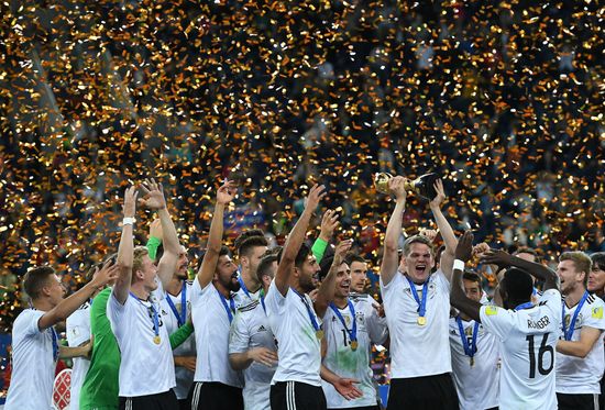 Football. 2017 FIFA Confederations Cup. Medal ceremony