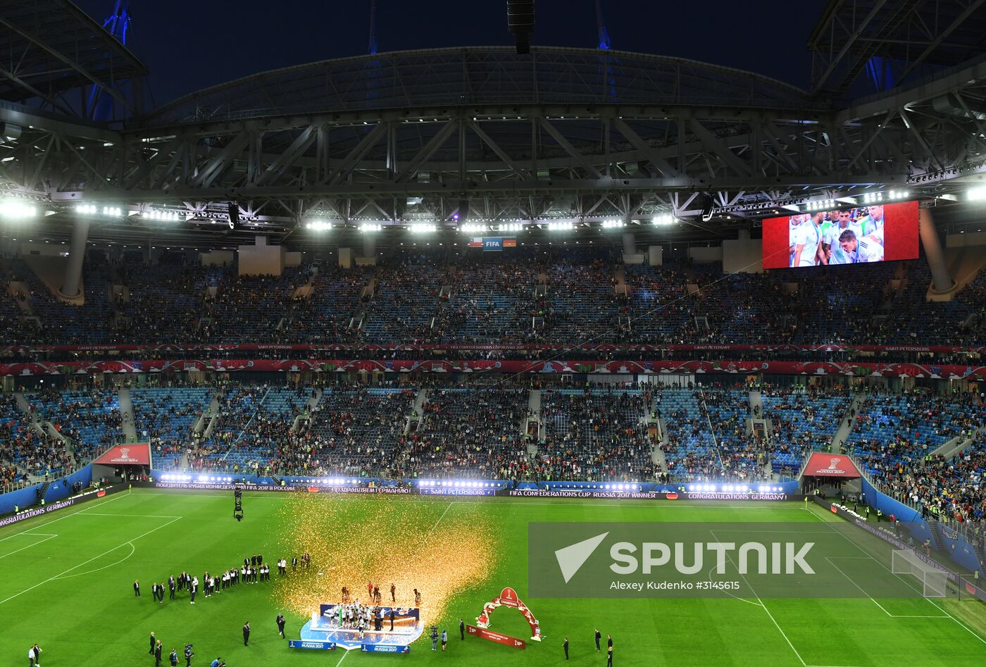 Football. 2017 FIFA Confederations Cup. Medal ceremony