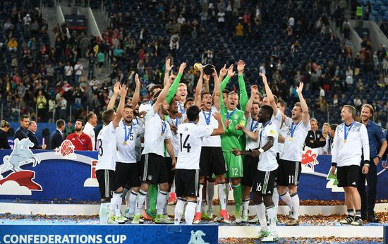 Football. 2017 FIFA Confederations Cup. Medal ceremony