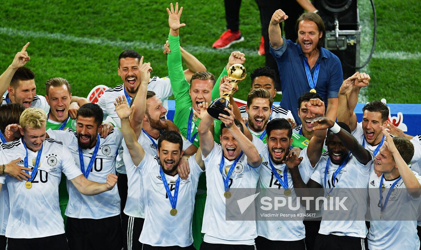 Football. 2017 FIFA Confederations Cup. Medal ceremony