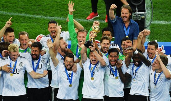 Football. 2017 FIFA Confederations Cup. Medal ceremony