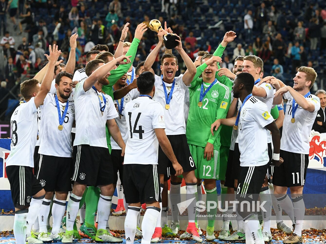 Football. 2017 FIFA Confederations Cup. Medal ceremony