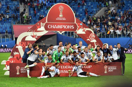 Football. 2017 FIFA Confederations Cup. Medal ceremony