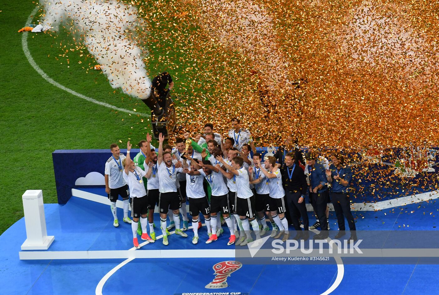 Football. 2017 FIFA Confederations Cup. Medal ceremony