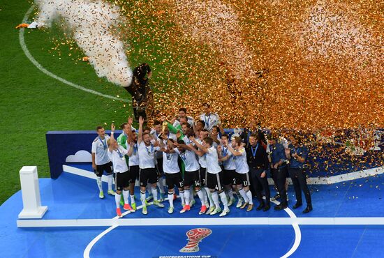 Football. 2017 FIFA Confederations Cup. Medal ceremony