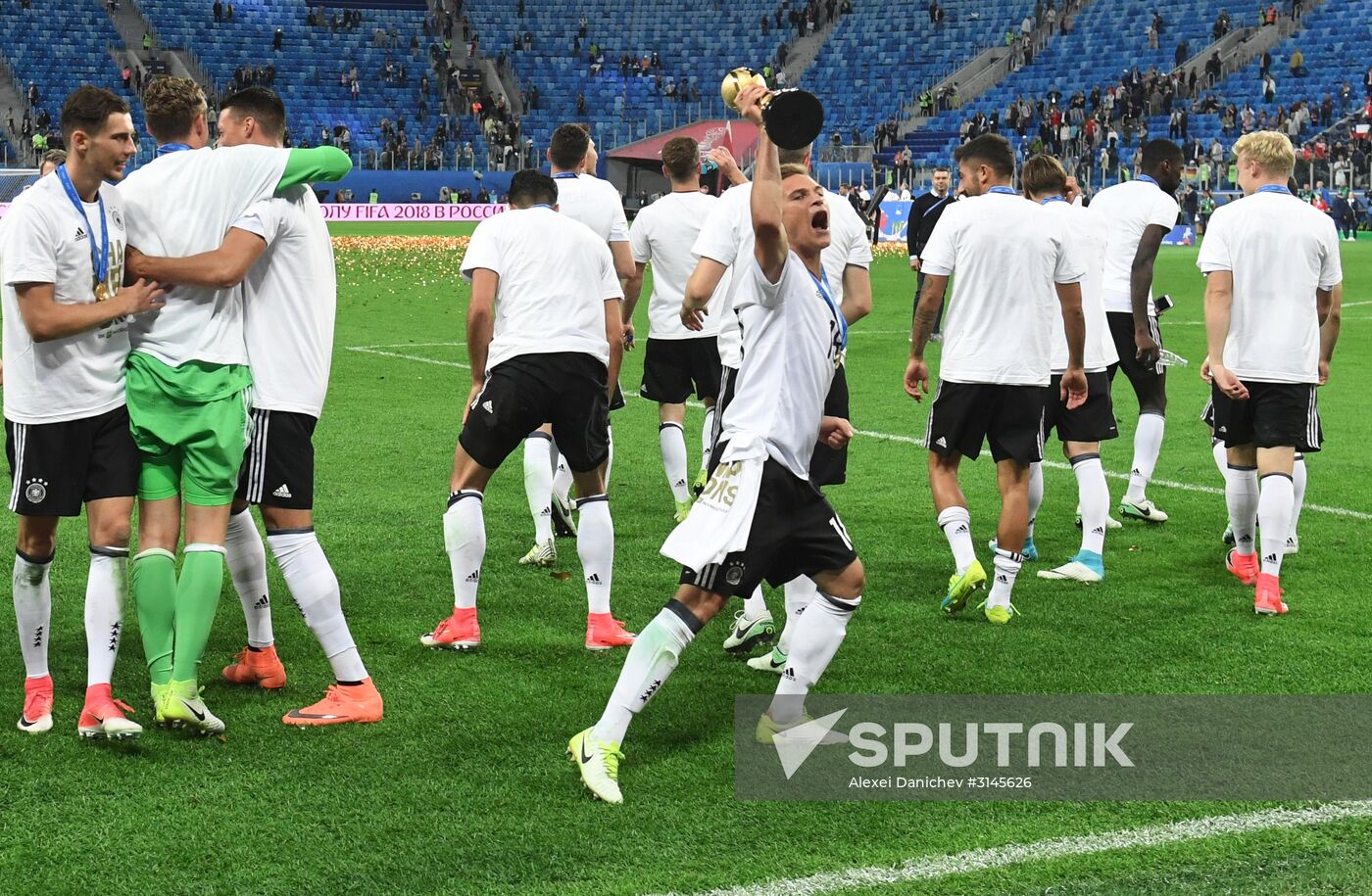 Football. 2017 FIFA Confederations Cup. Medal ceremony