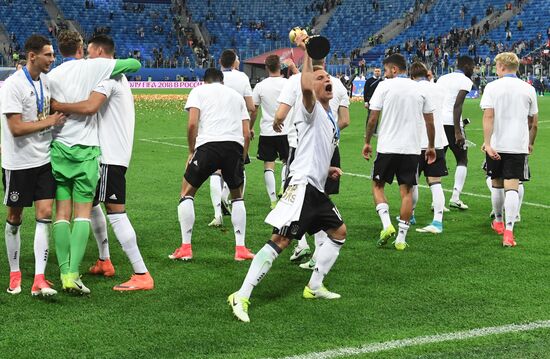 Football. 2017 FIFA Confederations Cup. Medal ceremony