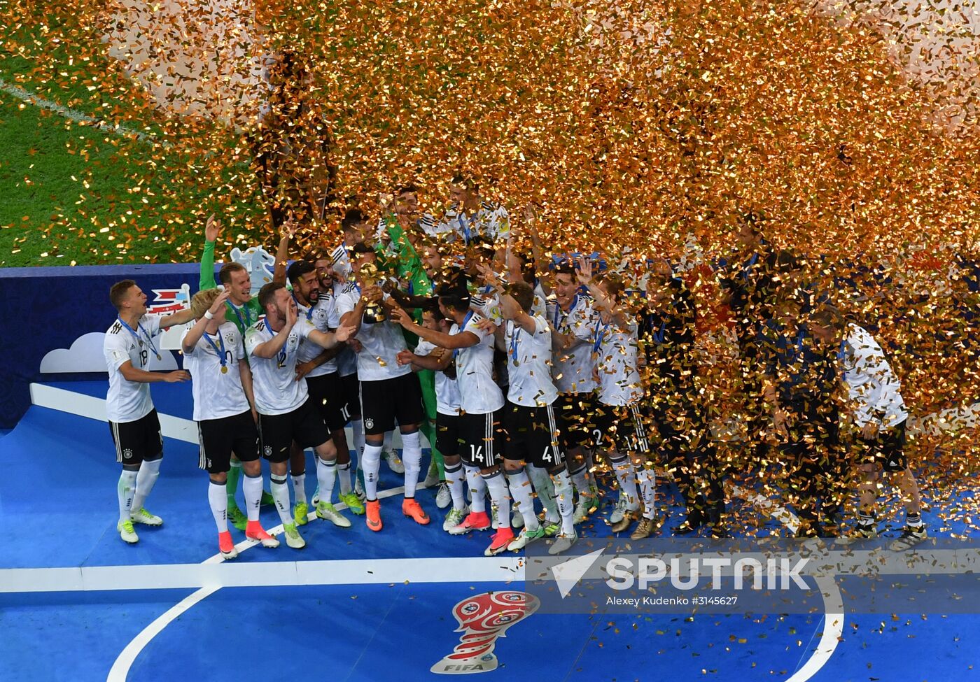 Football. 2017 FIFA Confederations Cup. Medal ceremony