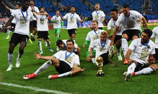 Football. 2017 FIFA Confederations Cup. Medal ceremony