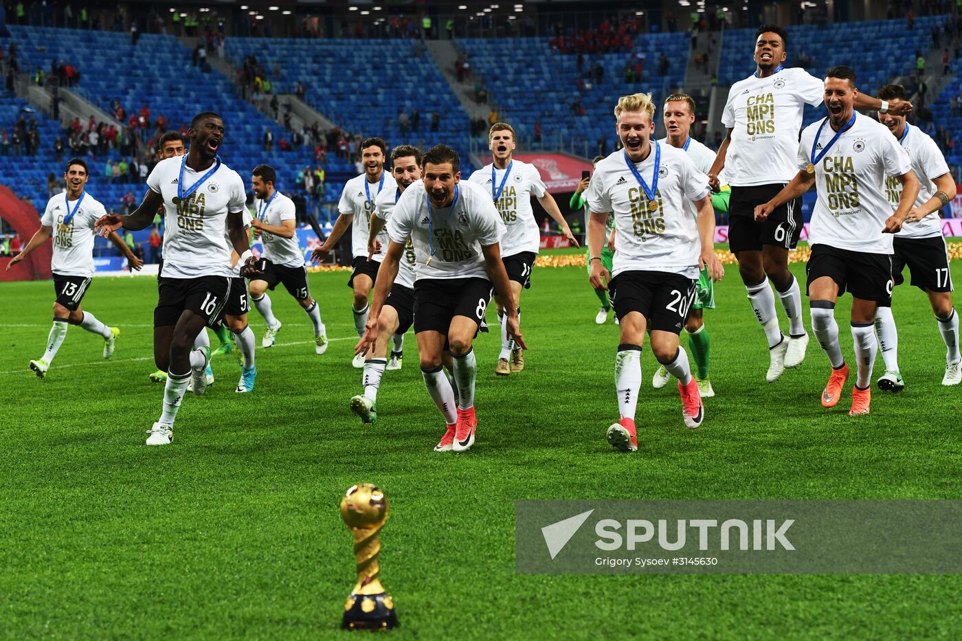 Football. 2017 FIFA Confederations Cup. Medal ceremony