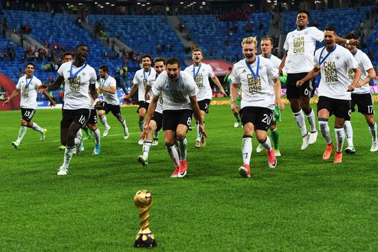 Football. 2017 FIFA Confederations Cup. Medal ceremony